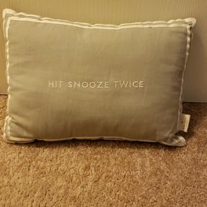 Kate Spade Hit Snooze Twice Decorative Pillow